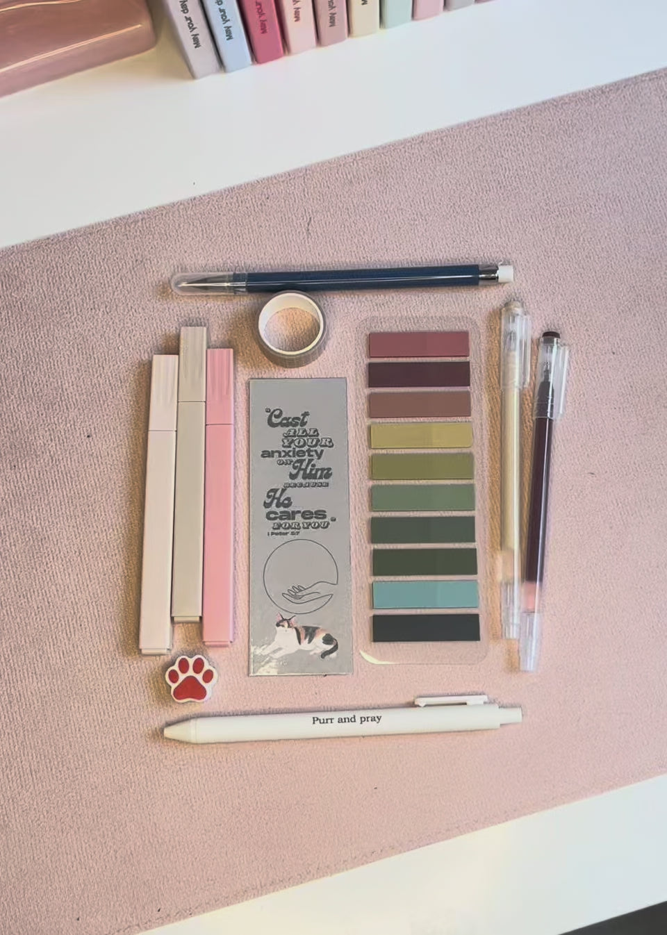 Chestnut Ember Christian Stationery Set for Bible Journaling