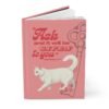 A5-christian-journal-front-cover-bible-verse-white-cat-hot-pink White Cat Christian Gift Set – Bible Journal, Stationery & Stickers