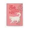 a5-christian-journal-front-cover-bible-verse-flat-white-cat-hot-pink White Cat Christian Gift Set – Bible Journal, Stationery & Stickers